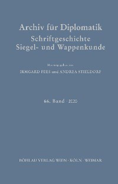 Archiv für Diplomatik, Schriftgeschichte, Siegel- und Wappenkunde