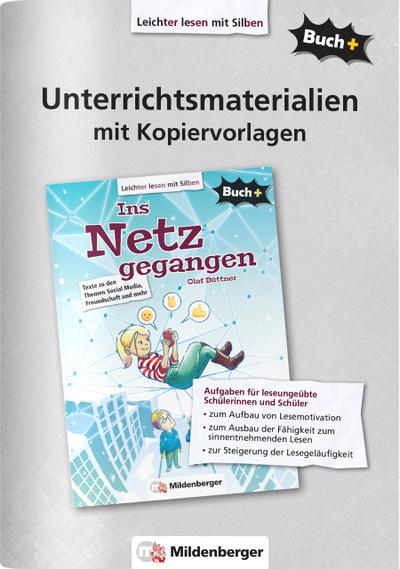 Buch+: Ins Netz gegangen - Unterrichtsmaterialien mit Kopiervorlagen