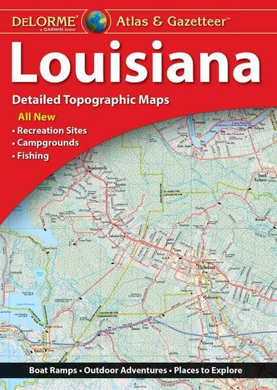 Delorme Atlas & Gazetteer Louisiana 4e