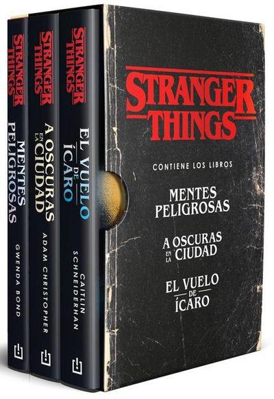 Estuche Stranger Things (Contiene: Mentes Peligrosas / A Oscuras En La Ciudad / El Vuelo de Ícaro) / Stranger Things Boxed Set