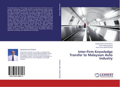 Inter-Firm Knowledge Transfer to Malaysian Auto Industry