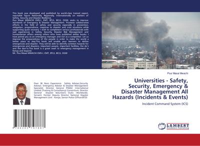 Universities - Safety, Security, Emergency & Disaster Management All Hazards (Incidents & Events)