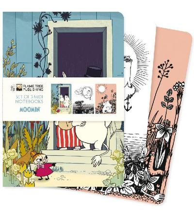 Moomin Set of 3 MIDI Notebooks