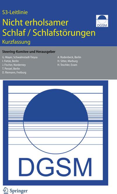 S 3-Leitlinie. Nicht erholsamer Schlaf - Schlafstörungen
