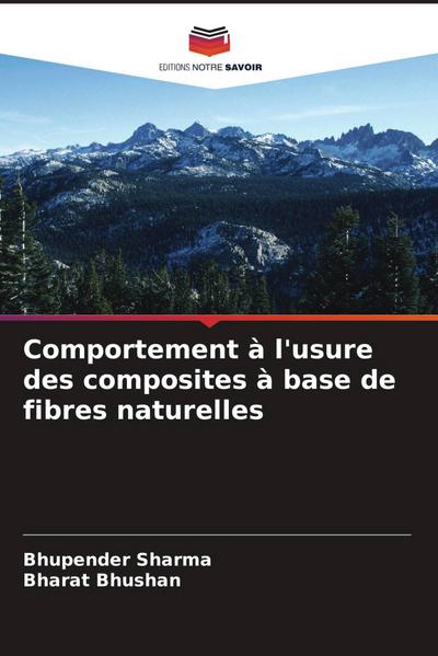 Comportement à l’usure des composites à base de fibres naturelles