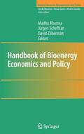 Handbook of Bioenergy Economics and Policy