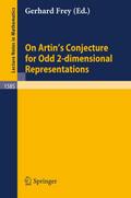 On Artin’s Conjecture for Odd 2-dimensional Representations