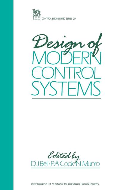 Design of Modern Control Systems
