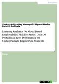Learning Analytics On Cloud Based Employability Sk