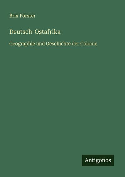 Deutsch-Ostafrika