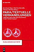 Para/Textuelle Verhandlungen zwischen Dichtung und Philosophie in der Frühen Neuzeit