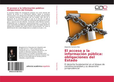 El acceso a la información pública: obligaciones del Estado