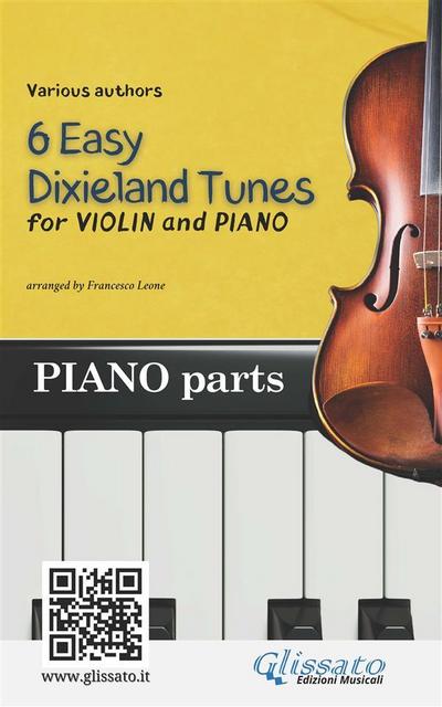 Violin & Piano "6 Easy Dixieland Tunes" piano parts