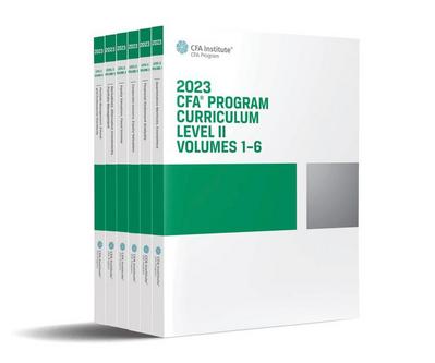 Cfa Institute: 2023 CFA Program Curriculum Level II Box Set