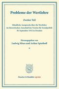 Probleme der Wertlehre.