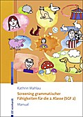 Screening grammatischer Fähigkeiten für die 2. Klasse (SGF 2) - Manual