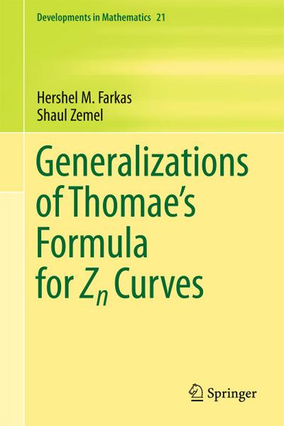 Generalizations of Thomae’s Formula for Zn Curves