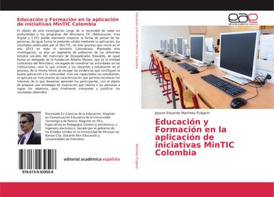 Educación y Formación en la aplicación de iniciativas MinTIC Colombia