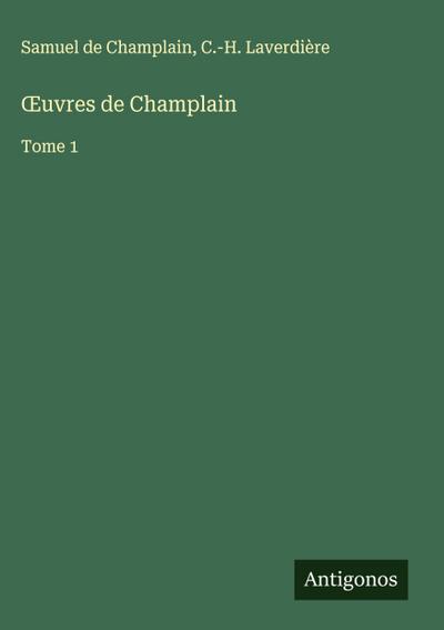 ¿uvres de Champlain