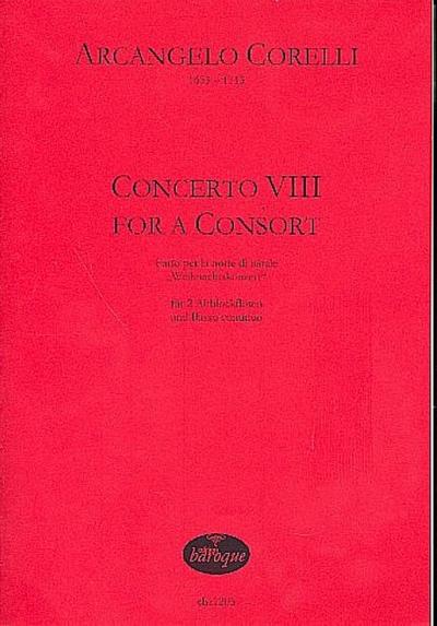Concerto 8 for à Consortfür 2 Altflöten und Bc