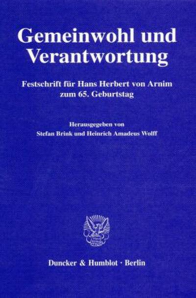 Gemeinwohl und Verantwortung
