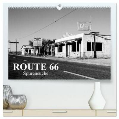 Route 66 (hochwertiger Premium Wandkalender 2026 DIN A2 quer), Kunstdruck in Hochglanz