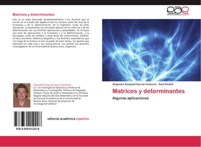 Matrices y determinantes