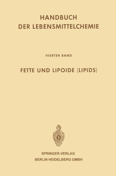 Fette und Lipoide (Lipids)
