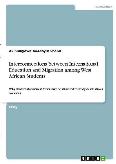 Interconnections between International Education and Migration among West African Students