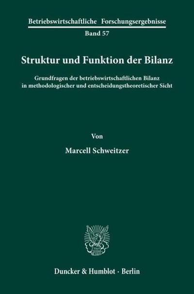 Struktur und Funktion der Bilanz.