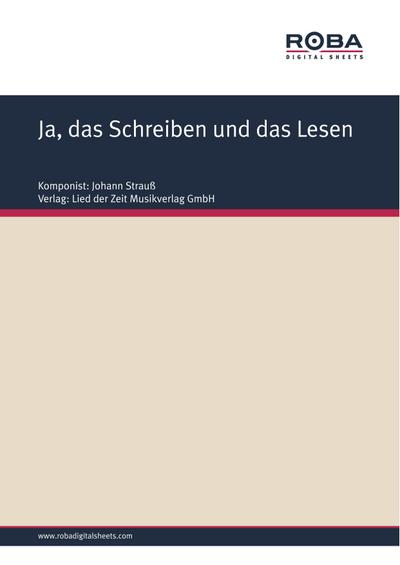 Ja, das Schreiben und das Lesen