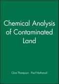 Chemical Analysis of Contaminated Land