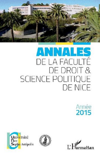 Annales de la faculté de droit et science politique de Nice