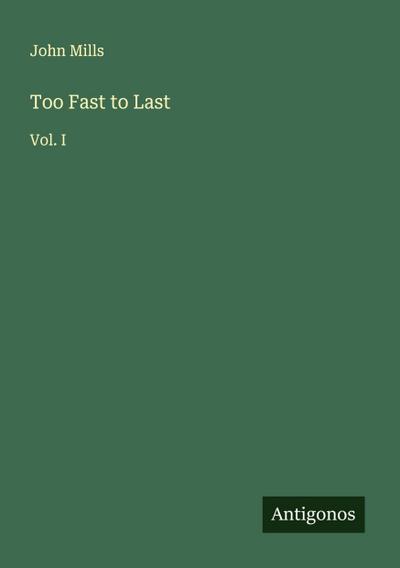 Too Fast to Last
