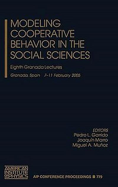 Modeling Cooperative Behavior in the Social Sciences