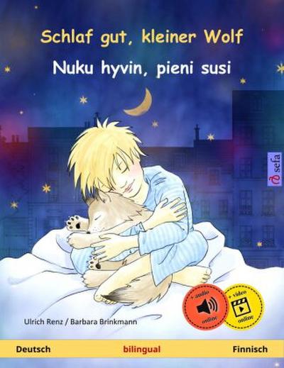 Schlaf gut, kleiner Wolf - Nuku hyvin, pieni susi (Deutsch - Finnisch)