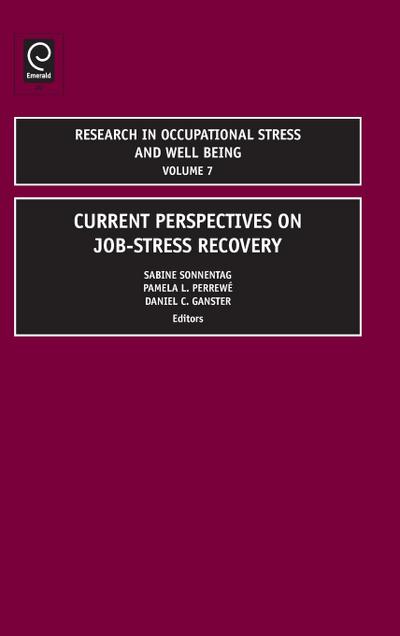 Research in Occupational Stress and Well being