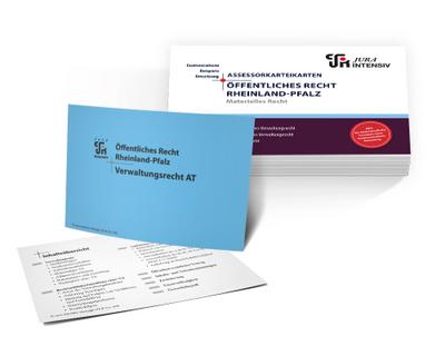 Assessor Karteikarten ÖR Rheinland-Pfalz - Materielles Recht: Allgemeines Verwaltungsrecht, besonderes Verwaltungsrecht & Prozessrecht (Assessor Karteikarten Rheinland-Pfalz)