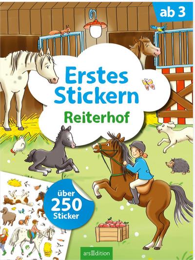 Erstes Stickern - Reiterhof