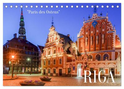 Riga - Paris des Ostens (Tischkalender 2026 DIN A5 quer), CALVENDO Monatskalender