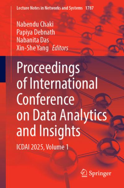 Proceedings of International Conference on Data Analytics and Insights