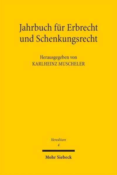Hereditare - Jahrbuch für Erbrecht und Schenkungsrecht