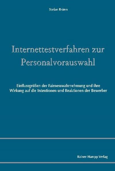 Internettestverfahren zur Personalauswahl