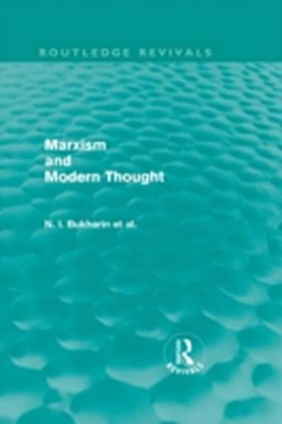 Marxism and Modern Thought