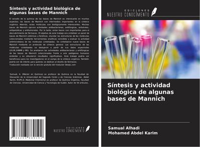 Síntesis y actividad biológica de algunas bases de Mannich