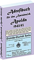 Adreßbuch Einwohnerbuch Stadt und Land Apolda 1942-1943