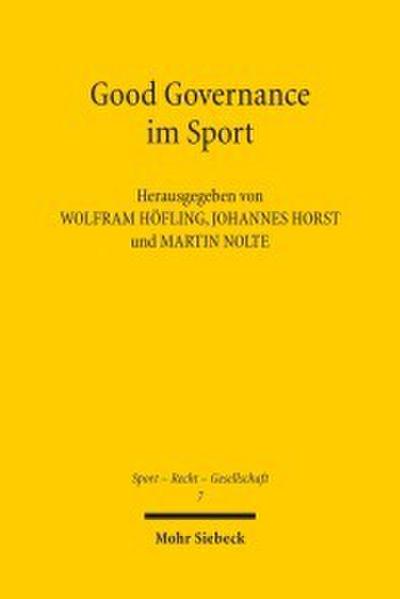 Good Governance im Sport