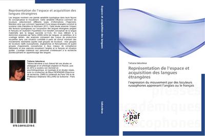 Représentation de l’espace et acquisition des langues étrangères