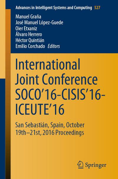 International Joint Conference SOCO’16-CISIS’16-ICEUTE’16