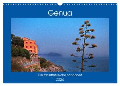 Genua - Die facettenreiche Schönheit (Wandkalender 2026 DIN A3 quer), CALVENDO Monatskalender